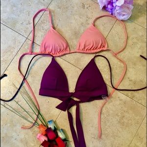 Two bikini tops 💜💕